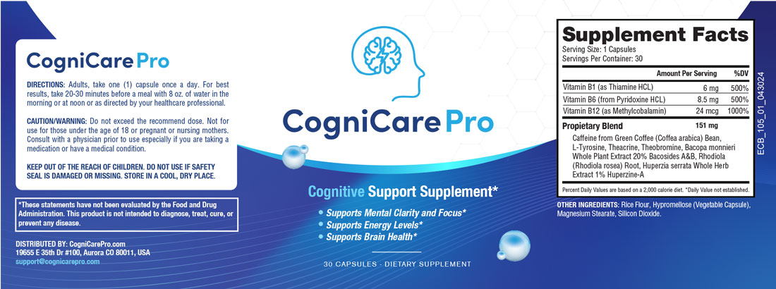 Label CogniCare Pro